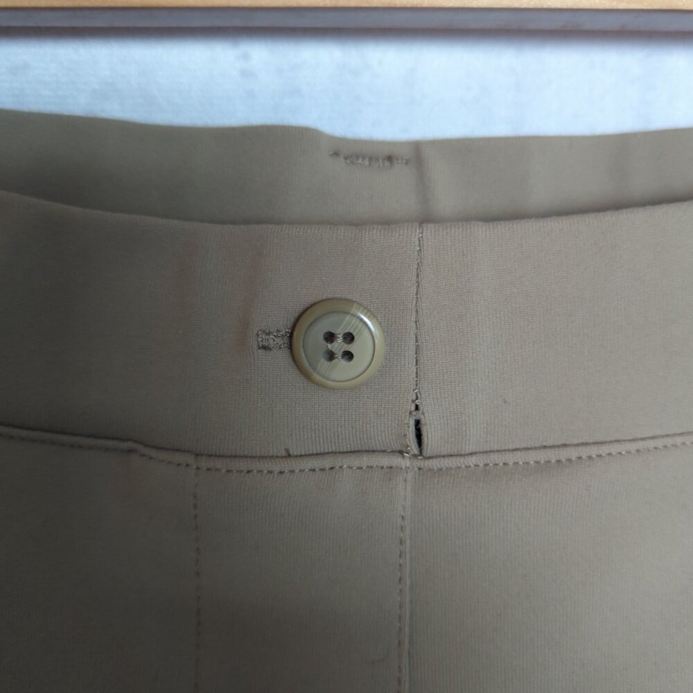 Yogi Pace Pull-On Yoga Dress Pants Khaki - Picture 2 of 7